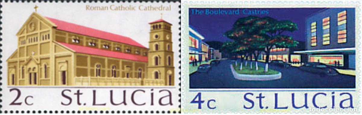 Sellos: 360630 MNH SANTA LUCIA 1970 MOTIVOS VARIOS