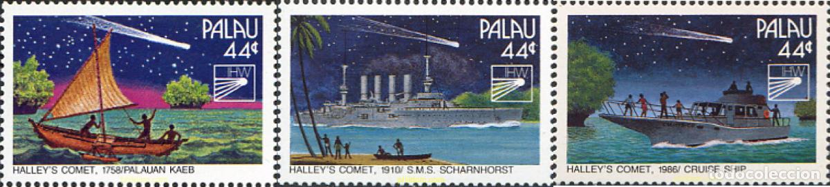 Sellos: 688803 MNH PALAU 1985 EL COMETA HALLEY