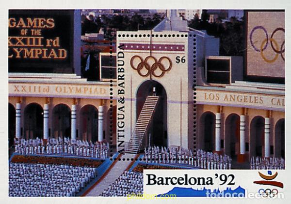 Sellos: 46929 MNH ANTIGUA Y BARBUDA 1990 25 JUEGOS OLIMPICOS VERANO BARCELONA 1992