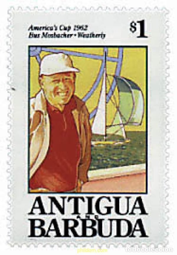 Sellos: 46952 MNH ANTIGUA Y BARBUDA 1992 GANADOR DE LA COPA DE AMERICA
