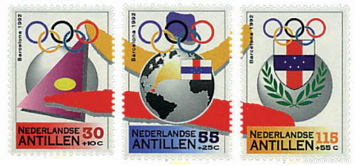 Sellos: 73640 MNH ANTILLAS HOLANDESAS 1992 25 JUEGOS OLIMPICOS VERANO BARCELONA 1992