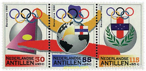 Sellos: 133923 MNH ANTILLAS HOLANDESAS 1992 25 JUEGOS OLIMPICOS VERANO BARCELONA 1992