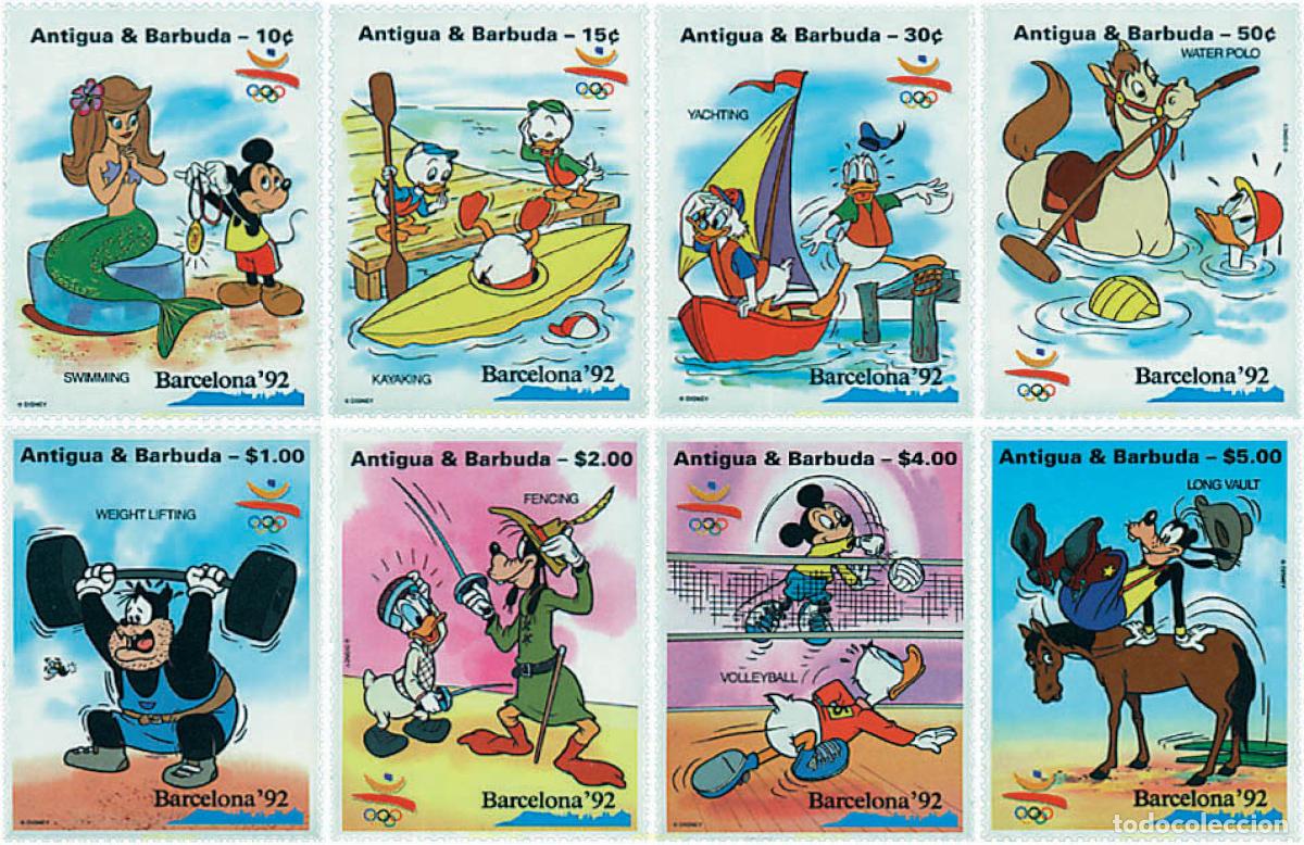 Sellos: 46599 MNH ANTIGUA Y BARBUDA 1992 25 JUEGOS OLIMPICOS VERANO BARCELONA 1992