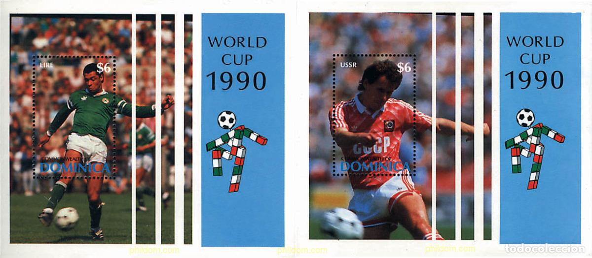 Sellos: 41640 MNH DOMINICA 1990 COPA DEL MUNDO DE FUTBOL. ITALIA-90