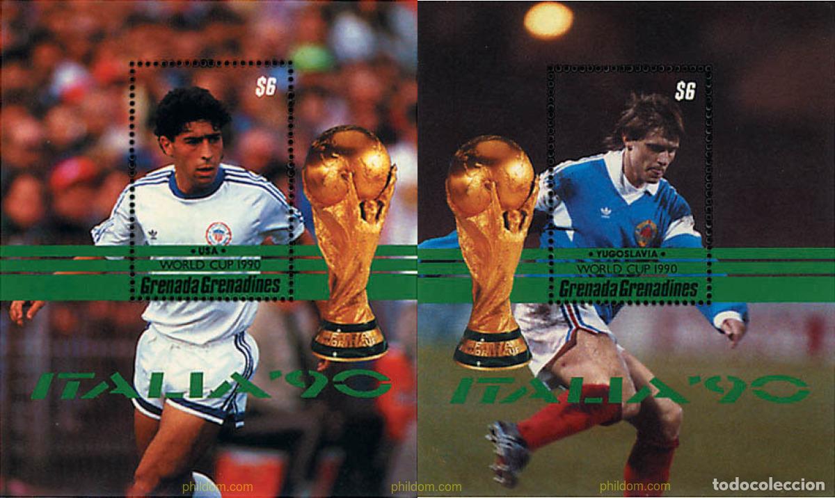 Sellos: 31903 MNH GRANADA GRANADINAS 1990 COPA DEL MUNDO DE FUTBOL. ITALIA-90