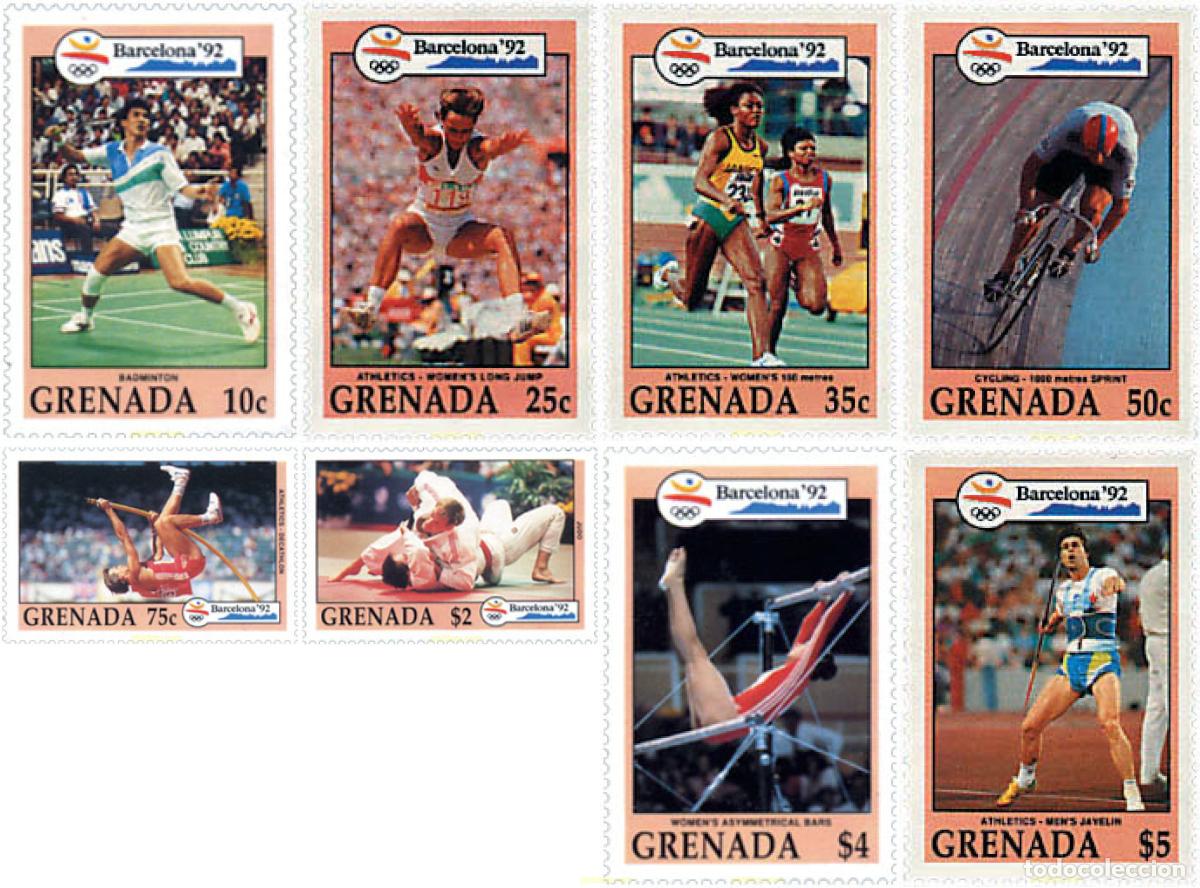 Sellos: 48703 MNH GRANADA 1992 25 JUEGOS OLIMPICOS VERANO BARCELONA 1992
