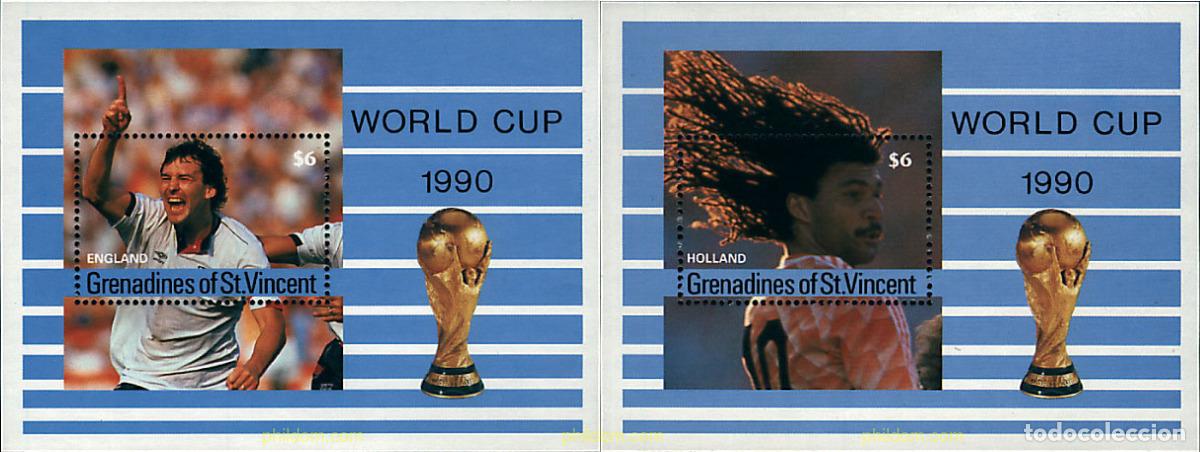Sellos: 45404 MNH SAN VICENTE GRANADINAS 1990 COPA DEL MUNDO DE FUTBOL. ITALIA-90