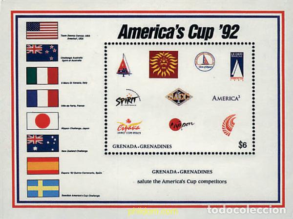 Sellos: 572914 MNH GRANADA GRANADINAS 1992 COPA AMERICA