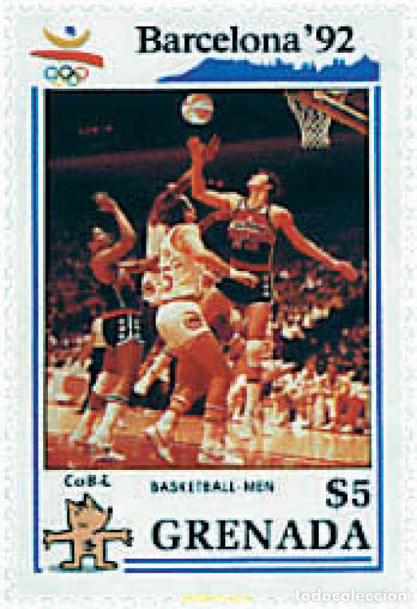 Sellos: 257980 MNH GRANADA 1990 25 JUEGOS OLIMPICOS VERANO BARCELONA 1992