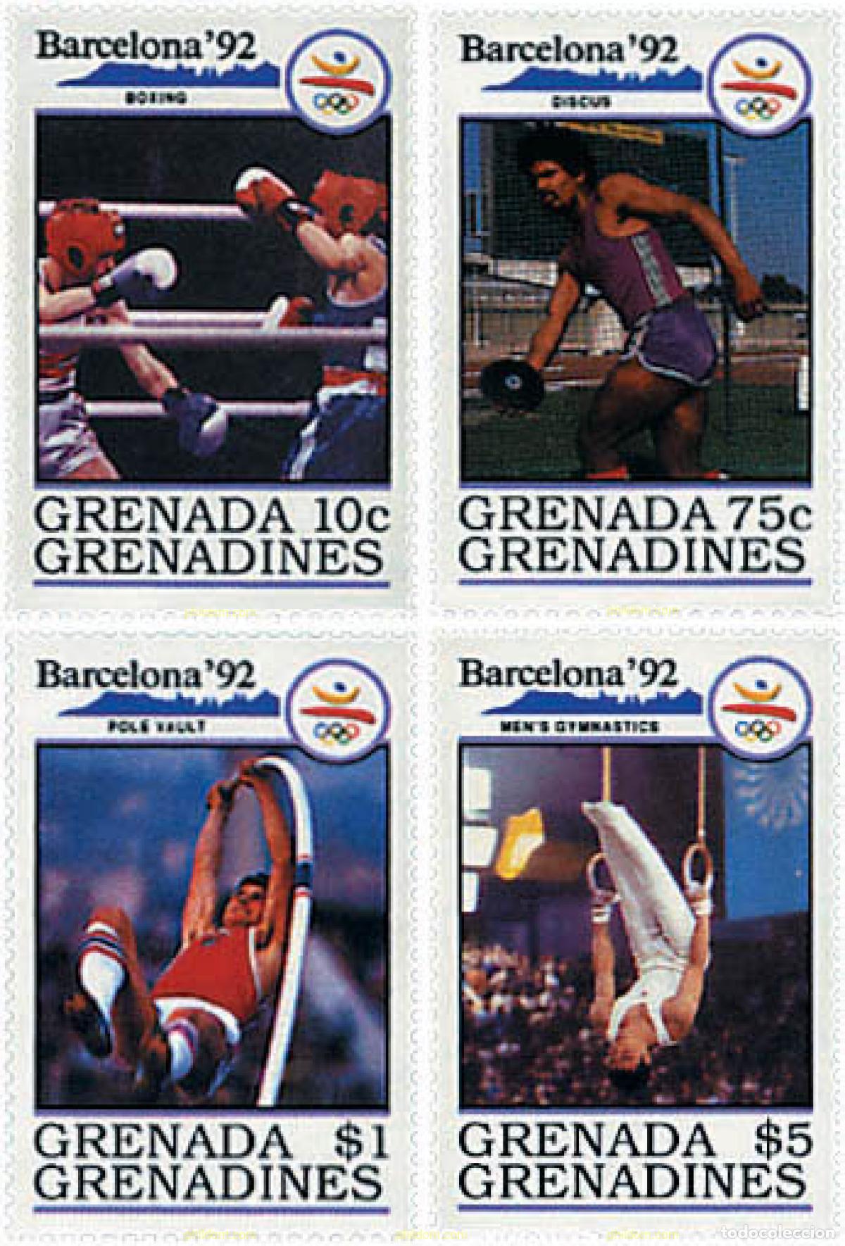 Sellos: 253563 MNH GRANADA GRANADINAS 1990 25 JUEGOS OLIMPICOS VERANO BARCELONA 1992