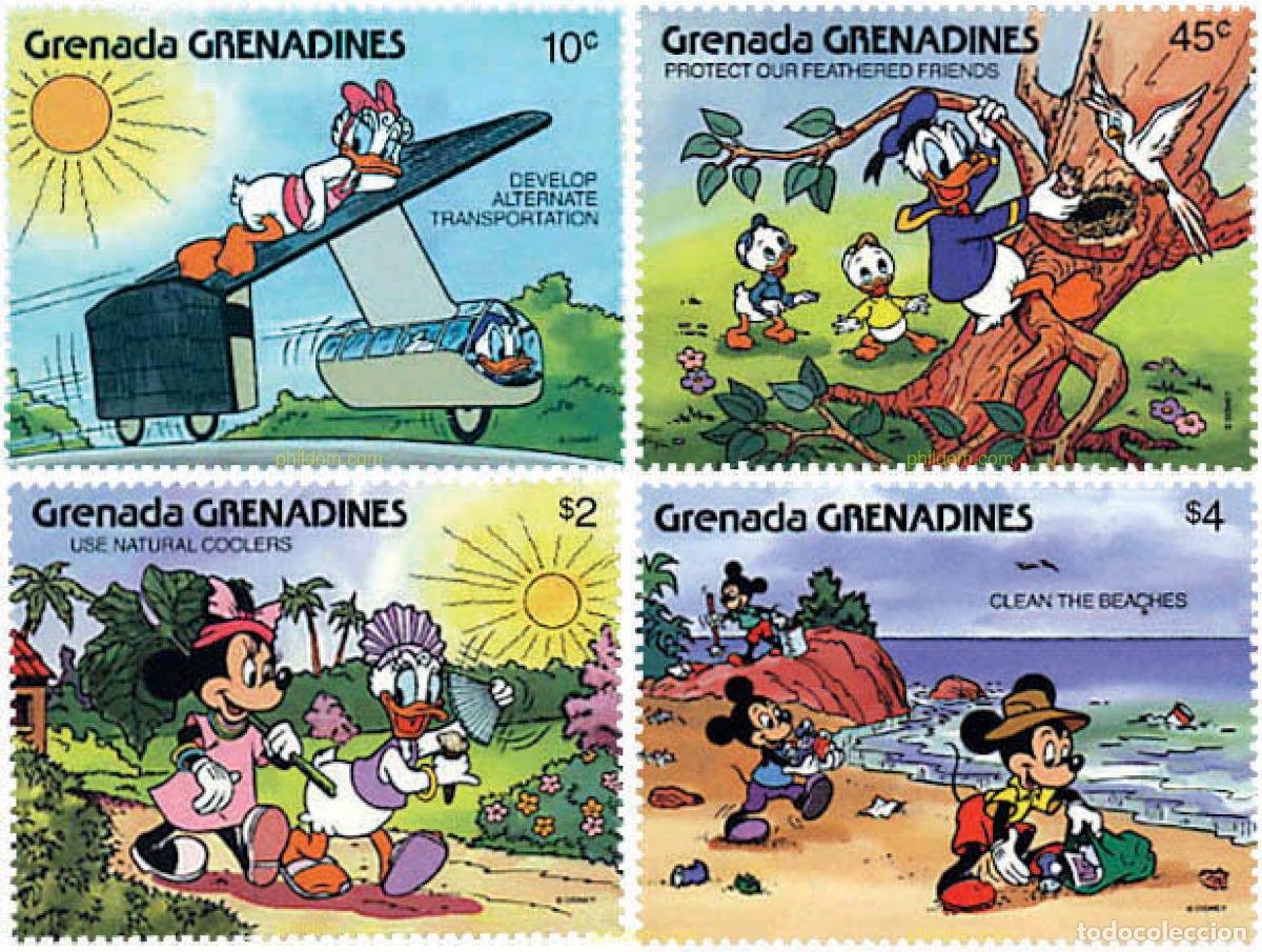 Sellos: 253402 MNH GRANADA GRANADINAS 1991 CONSERVACION ECOLOGICA