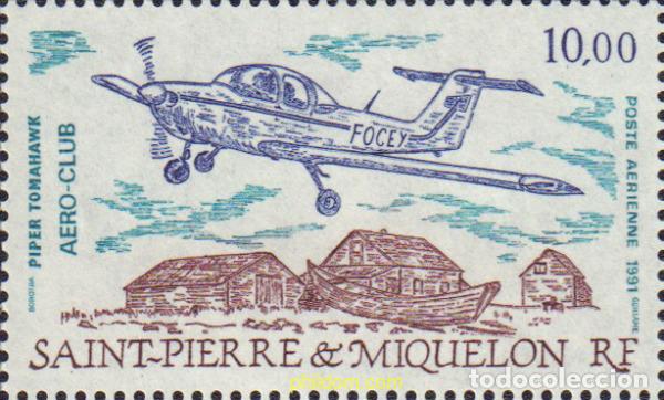 Sellos: 75501 MNH SAN PEDRO Y MIQUELON 1991 AEROCLUB