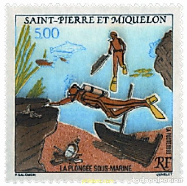Sellos: 93015 MNH SAN PEDRO Y MIQUELON 1993 SUBMARINISMO