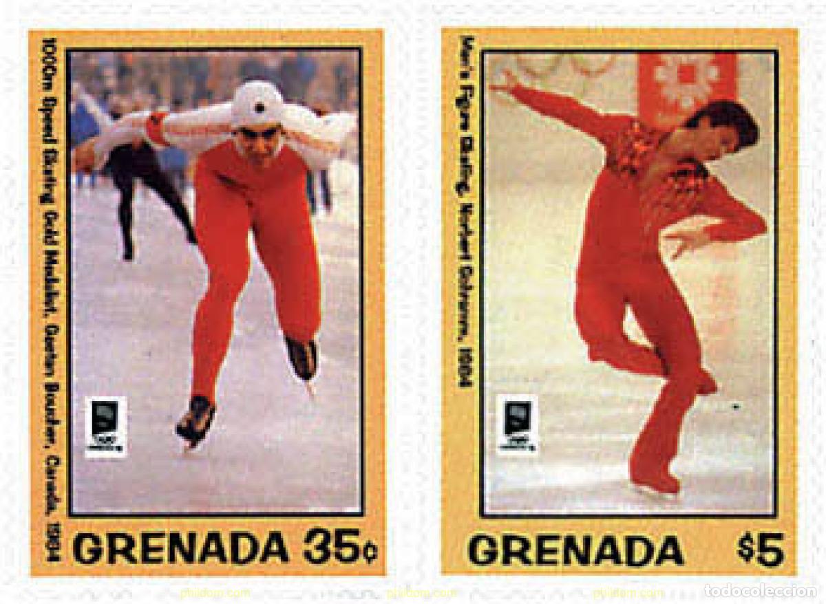 Sellos: 72506 MNH GRANADA 1993 17 JUEGOS OLIMPICOS INVIERNO LILLEHAMMER 1994