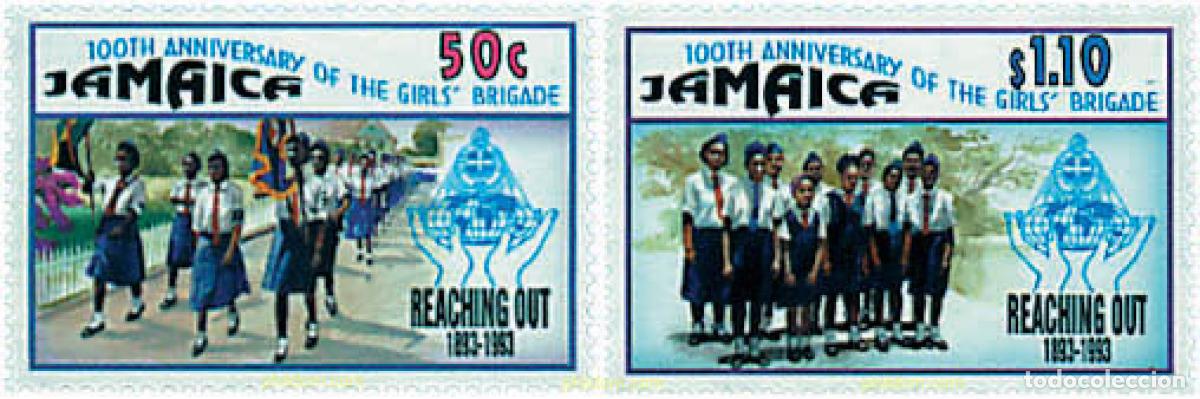 Sellos: 50463 MNH JAMAICA 1993 CENTENARIO DE LA BRIGADA FEMENINA