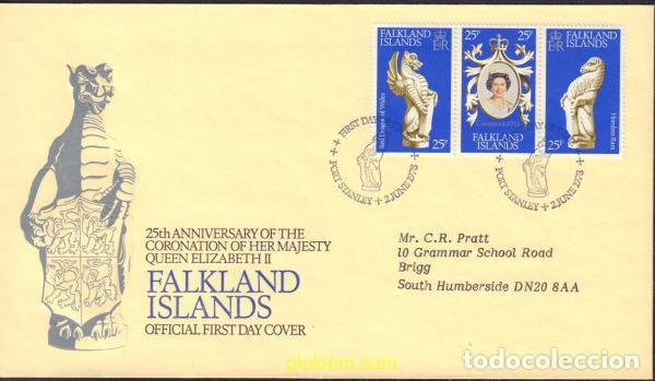 Sellos: 557596 MNH FALKLAND 1978 25 ANIVERSARIO DE LA CORONACION DE ISABEL II