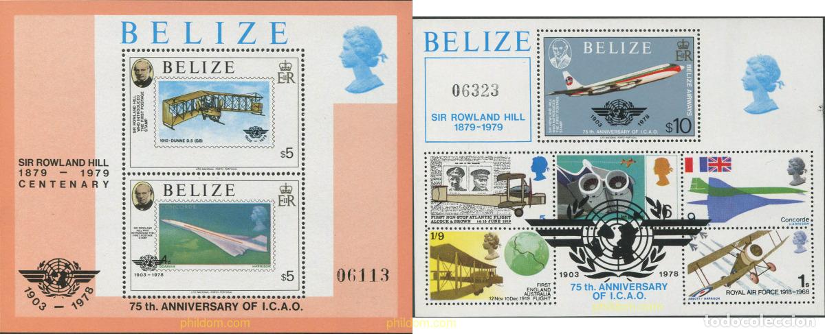 Sellos: 79668 MNH BELIZE 1979 CENTENARIO DE LA MUERTE DE SIR ROWLAND HILL