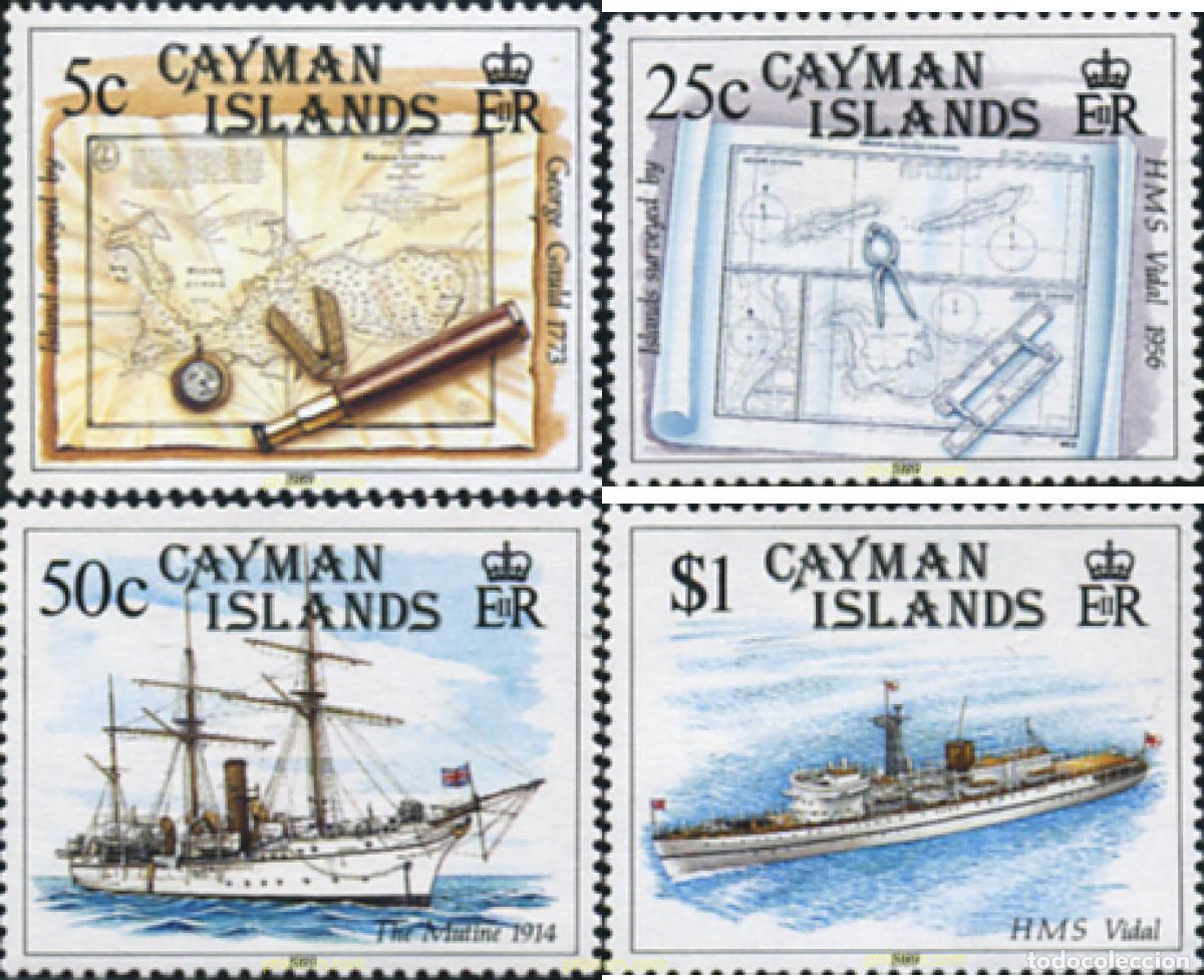 Sellos: 70270 MNH CAIMAN Islas 1989 CARTOGRAFIA