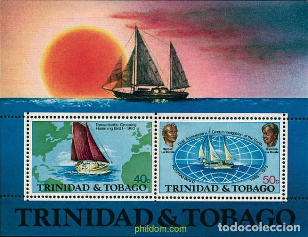 Sellos: 54514 MNH TRINIDAD Y TOBAGO 1974 TRAVESIAS OCEANICAS