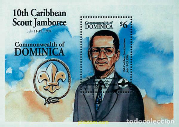 Sellos: 306882 MNH DOMINICA 1994 10 JAMBOREE EN EL CARIBE