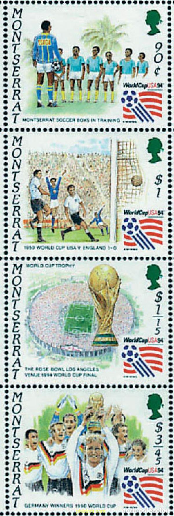 Sellos: 651813 MNH MONTSERRAT 1994 COPA DEL MUNDO DE FUTBOL. USA-94