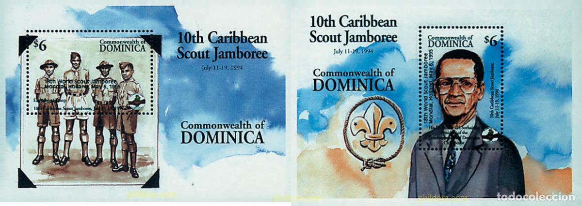 Sellos: 48682 MNH DOMINICA 1995 18 JAMBOREE MUNDIAL EN HOLANDA