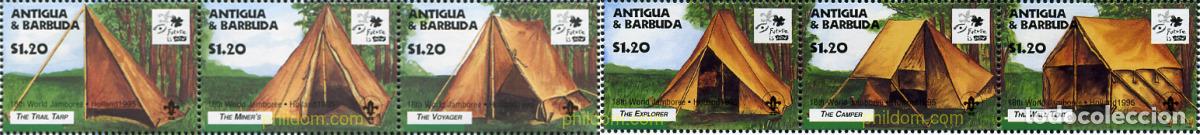 Sellos: 6461 MNH ANTIGUA Y BARBUDA 1995 18 JAMBOREE MUNDIAL EN HOLANDA