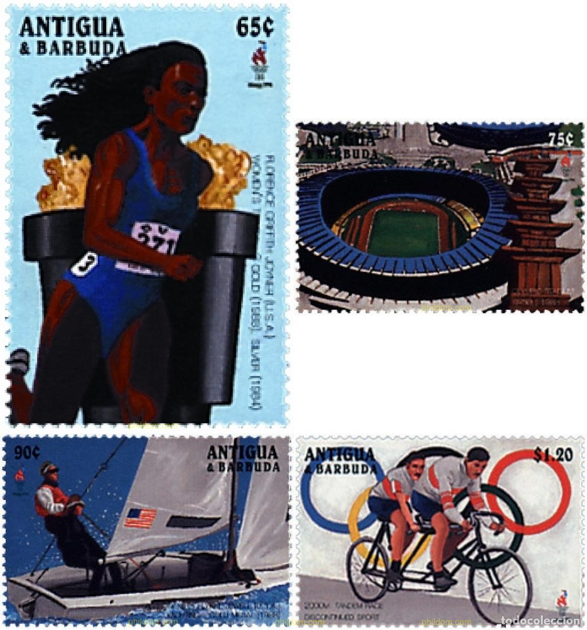 Sellos: 46996 MNH ANTIGUA Y BARBUDA 1996 26 JUEGOS OLIMPICOS VERANO ATLANTA 1996