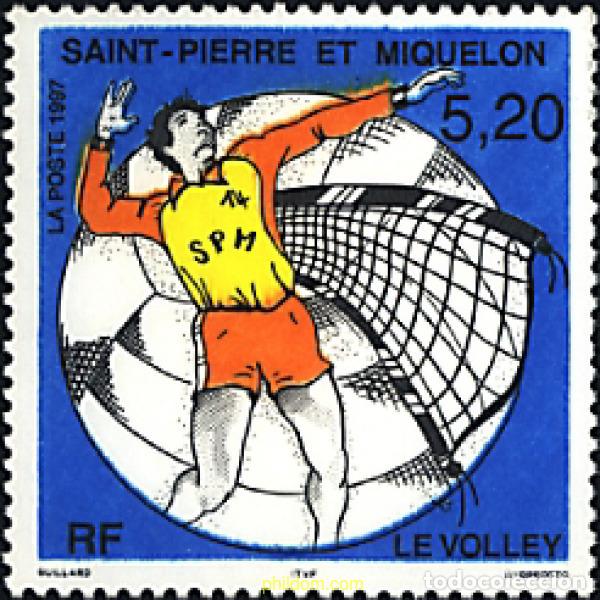 Sellos: 93023 MNH SAN PEDRO Y MIQUELON 1997 BALONVOLEA
