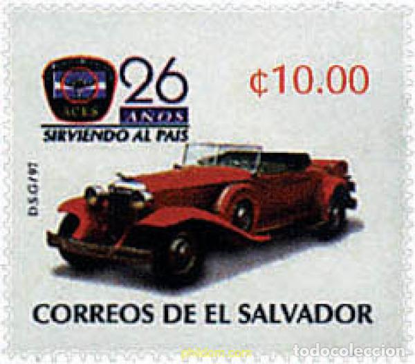 Sellos: 47837 MNH EL SALVADOR 1997 26 ANIVERSARIO DEL AUTOMOVIL CLUB