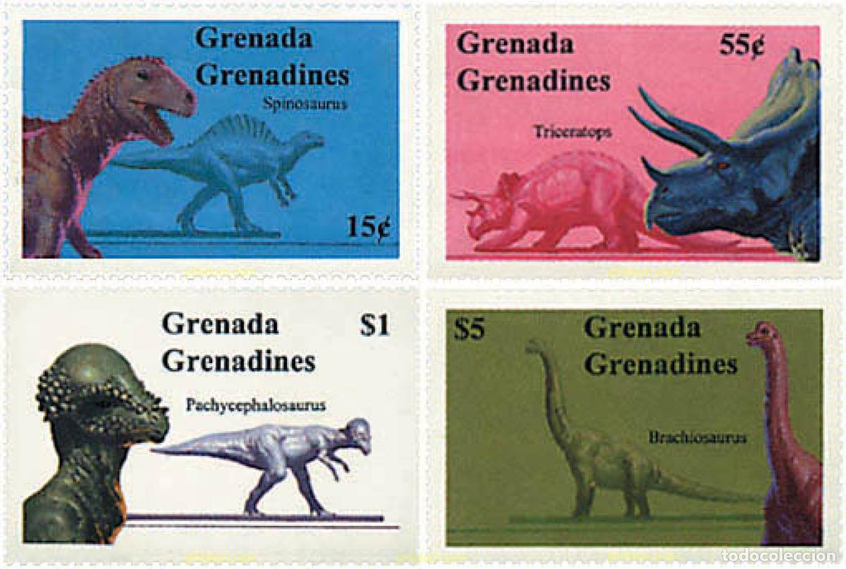 Sellos: 212677 MNH GRANADA GRANADINAS 1994 FAUNA PREHISTORICA