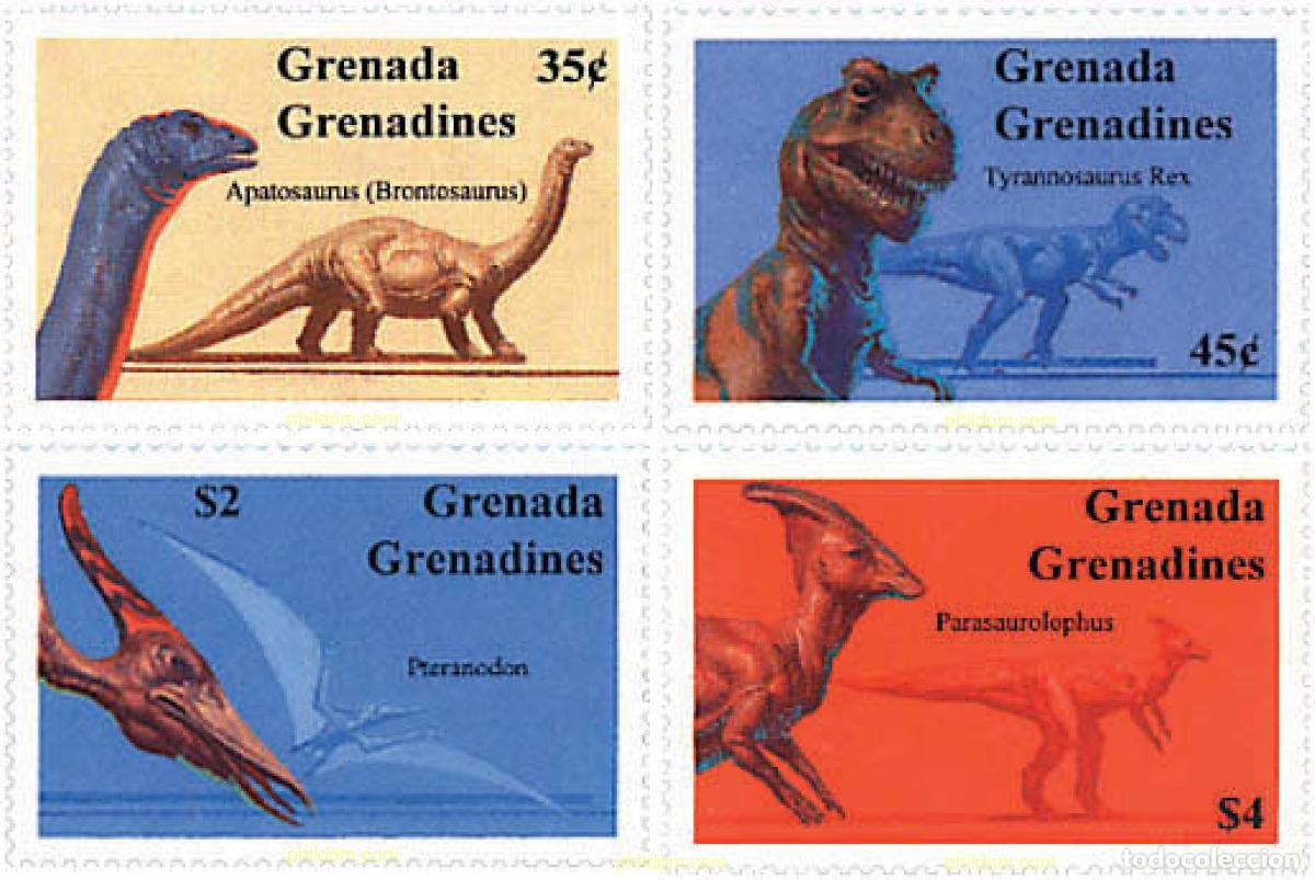 Sellos: 320229 MNH GRANADA GRANADINAS 1994 FAUNA PREHISTORICA