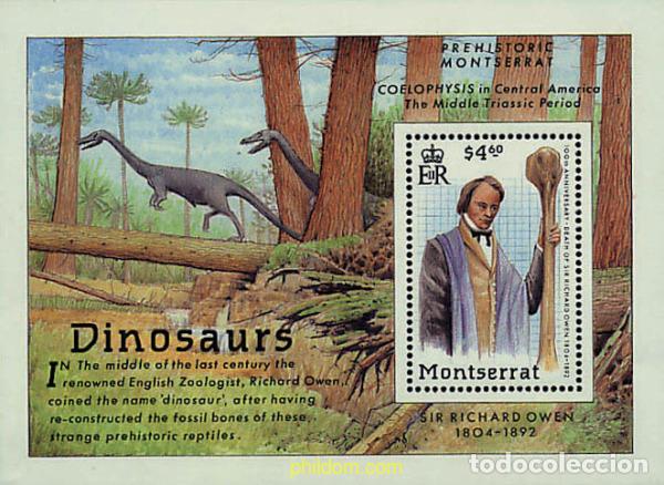 Sellos: 93573 MNH MONTSERRAT 1992 CENTENARIO DE LA MUERTE DE SIR RICHARD OWEN