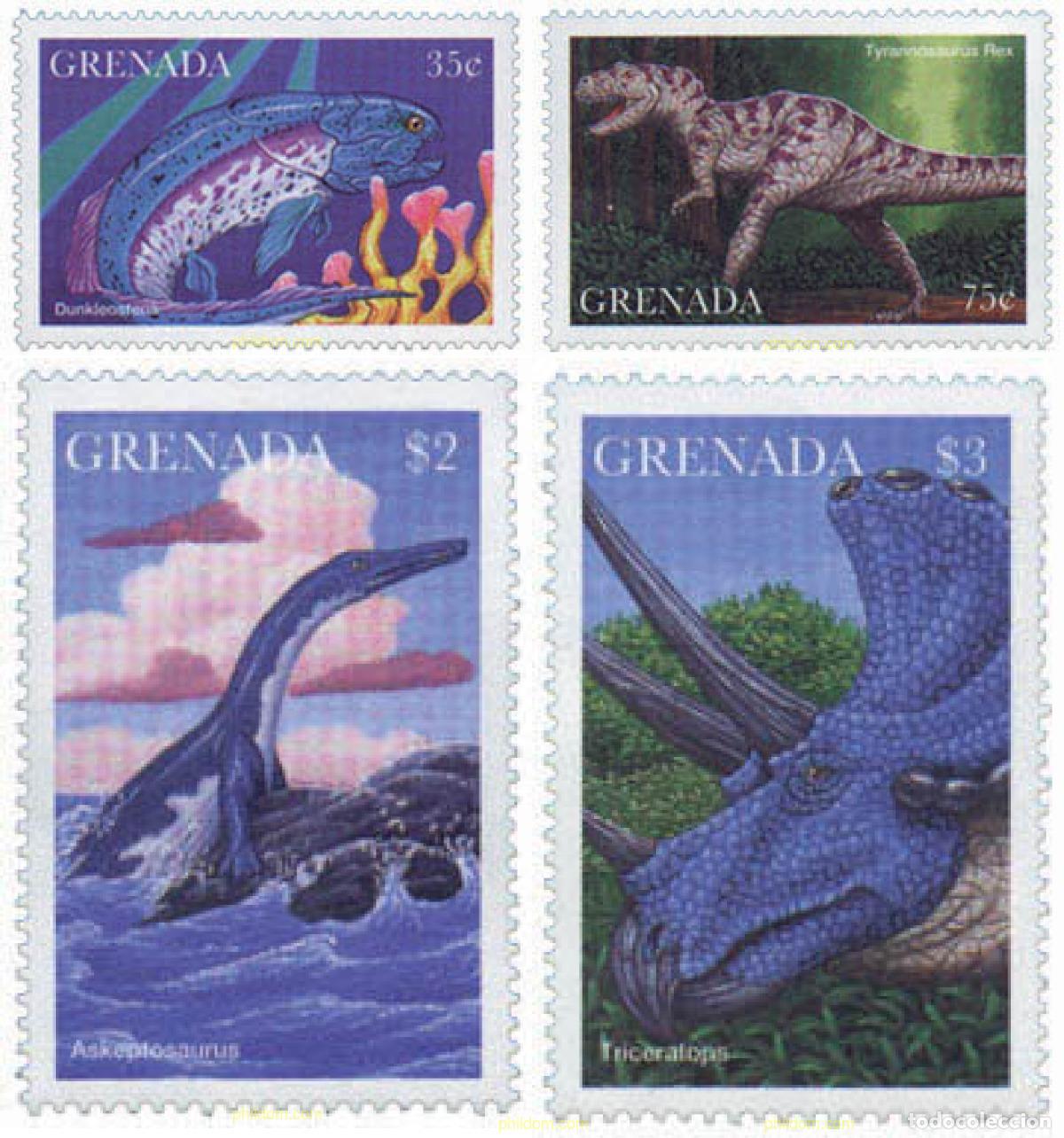 Sellos: 41845 MNH GRANADA 1997 FAUNA PREHISTORICA