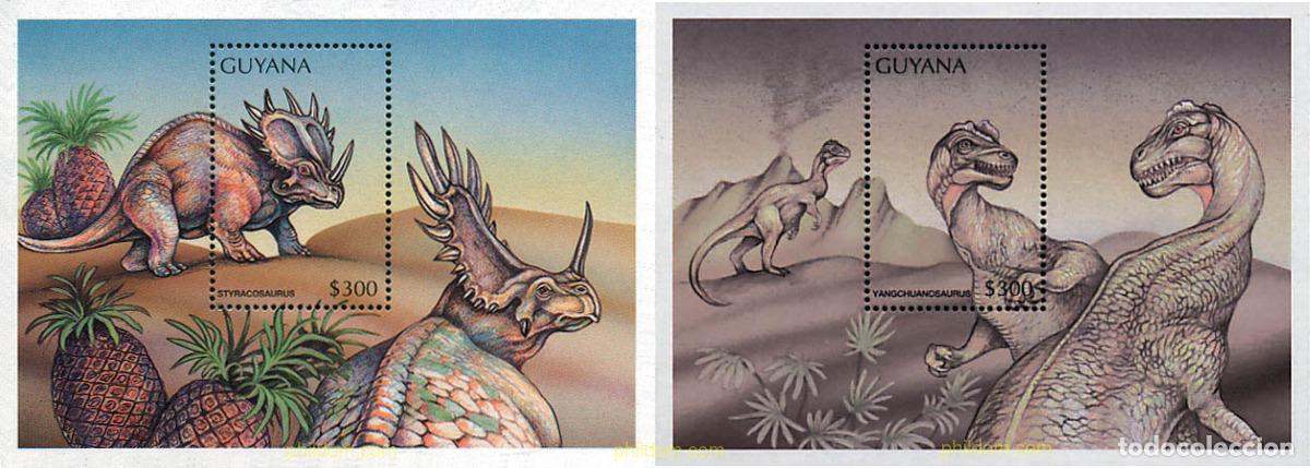 Briefmarken: 87847 MNH GUYANA 1998 FAUNA PREHISTORICA