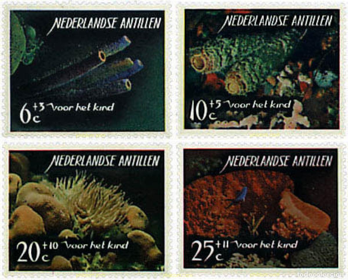 Sellos: 52645 MNH ANTILLAS HOLANDESAS 1965 PRO INFANCIA