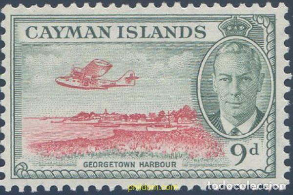 Sellos: 657558 MNH CAIMAN Islas 1950 REY JORGE VI