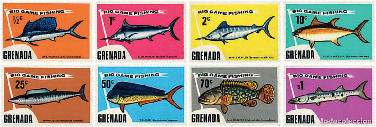 Sellos: 89856 MNH GRANADA 1975 PESCA DEPORTIVA