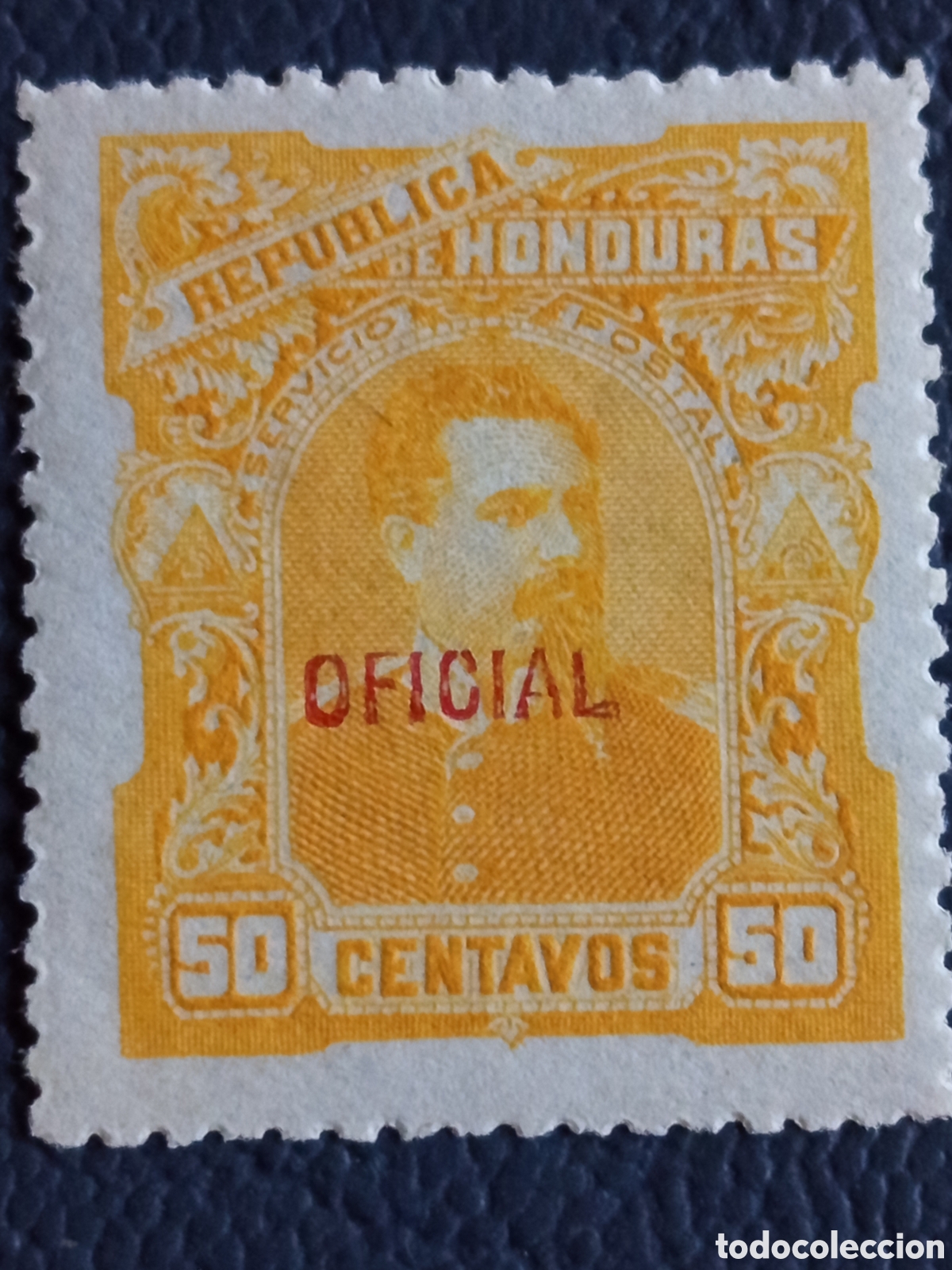 Sellos: Sello Honduras 1890 Oficial Gral Luis Bogran 50c Cat#Ofi17 MNH