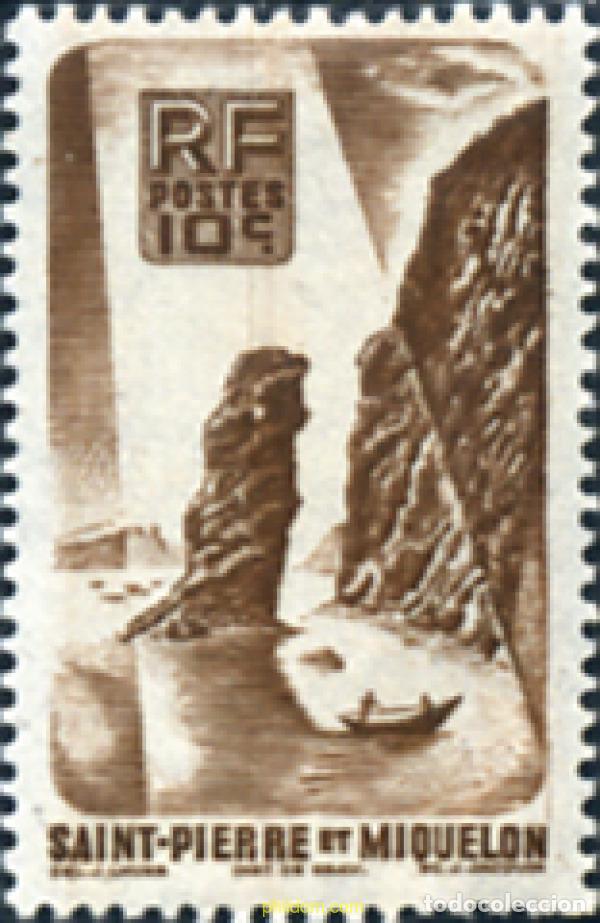 Sellos: 673298 MNH SAN PEDRO Y MIQUELON 1947 MOTIVOS VARIOS