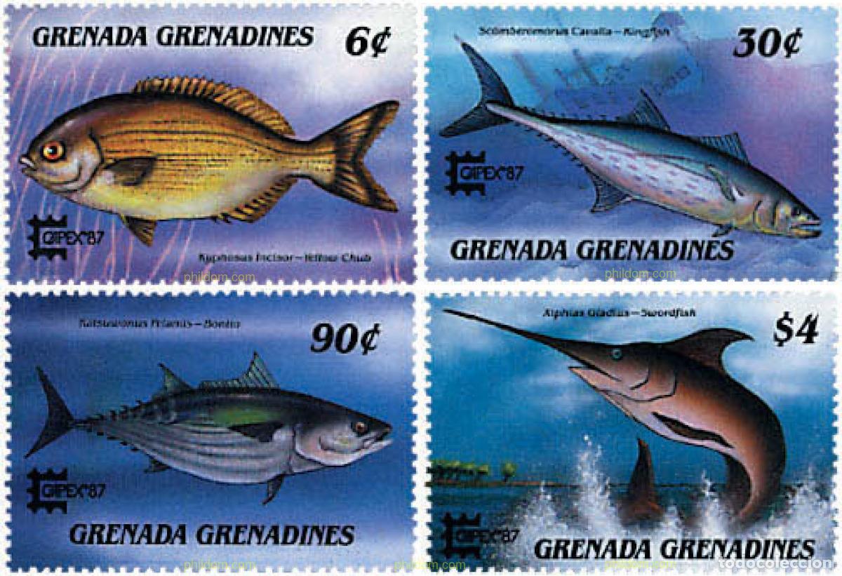 Sellos: 680736 MNH GRANADA GRANADINAS 1987 CAPEX 87. EXPOSICION FILATELICA INTERNACIONAL