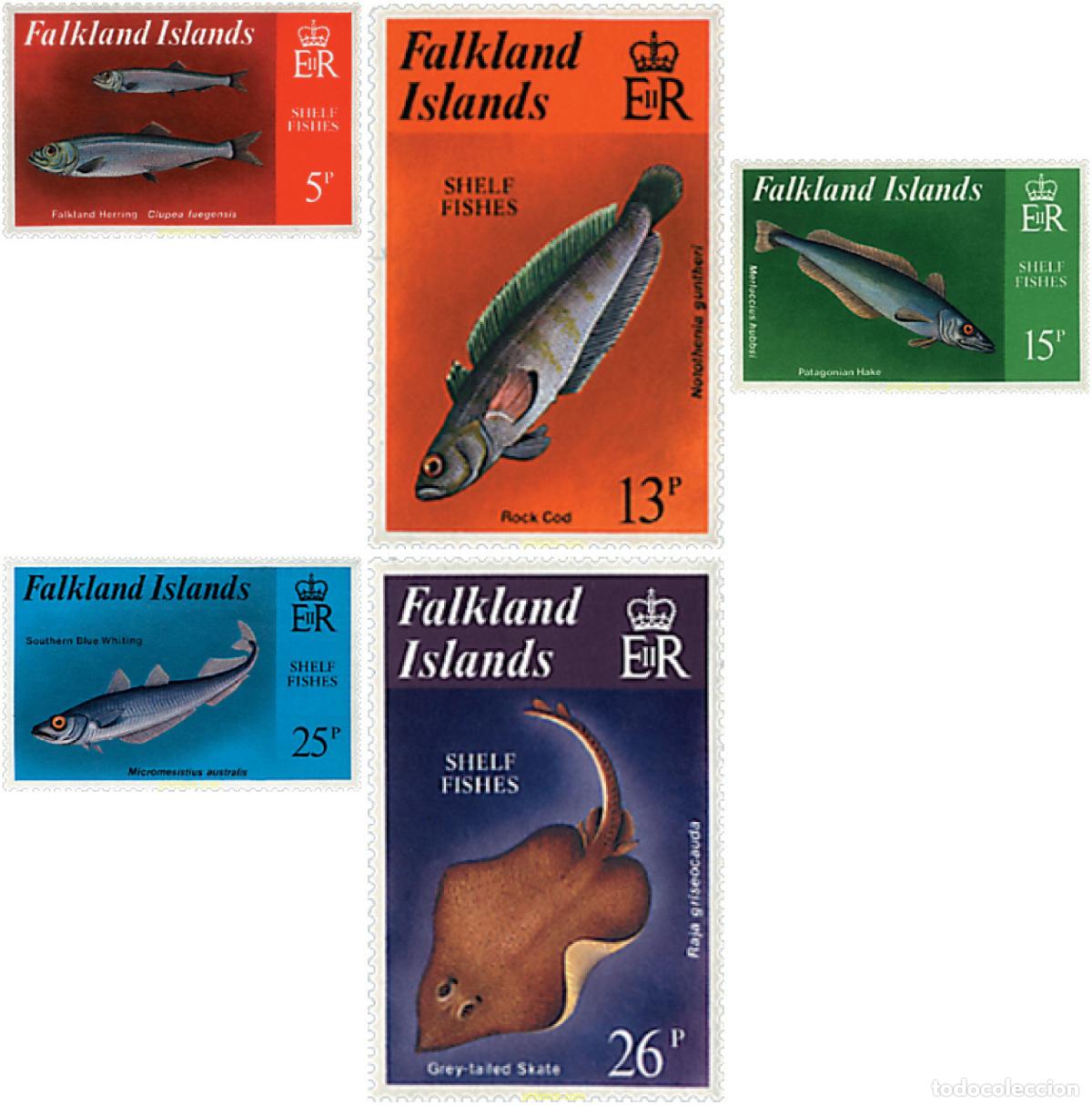 Sellos: 43216 MNH FALKLAND 1981 PECES