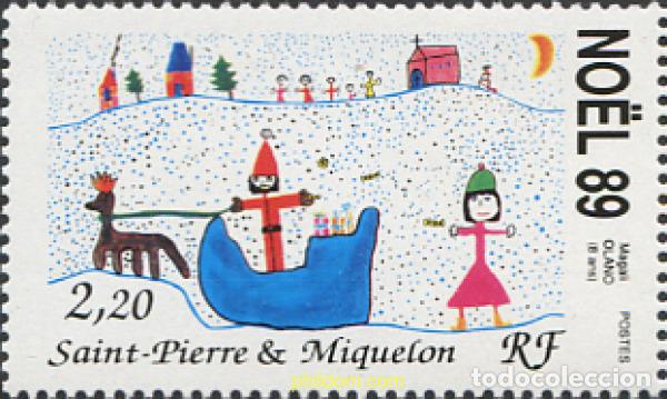 Sellos: 28521 MNH SAN PEDRO Y MIQUELON 1989 NAVIDAD