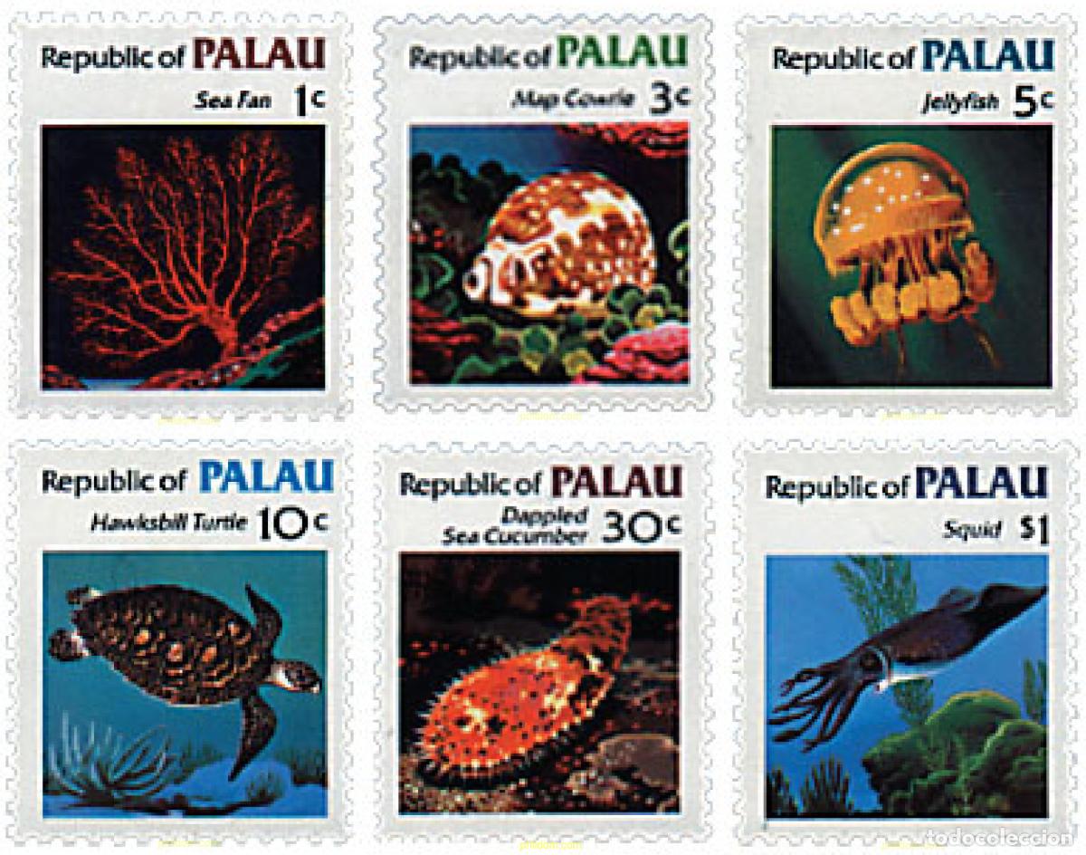 Sellos: 231954 MNH PALAU 1983 FAUNA MARINA