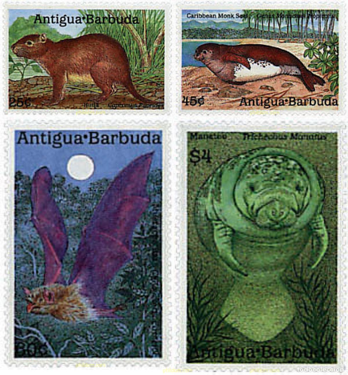 Sellos: 33968 MNH ANTIGUA Y BARBUDA 1989 FAUNA