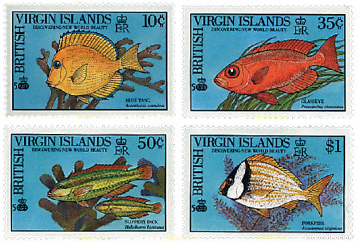 Sellos: 36380 MNH VIRGENES BRITANICAS Islas 1990 500 ANIVERSARIO DEL DESCUBRIMIENTO DE AMERICA