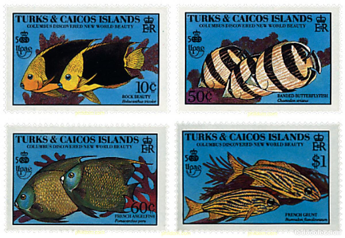 Sellos: 299292 MNH TURKS Y CAICOS 1990 500 ANIVERSARIO DEL DESCUBRIMIENTO DE AMERICA