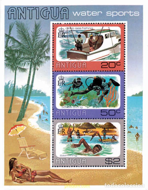 Sellos: 46674 MNH ANTIGUA 1976 DEPORTES NAUTICOS