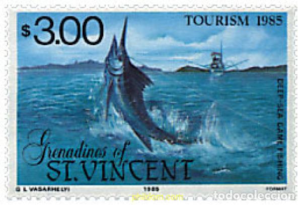 Sellos: 577139 MNH SAN VICENTE GRANADINAS 1985 DEPORTES NAUTICOS