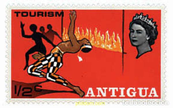 Sellos: 244357 MNH ANTIGUA 1968 TURISMO